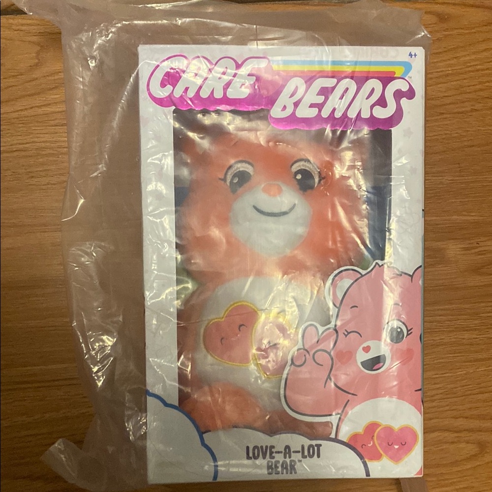 NWT Care Bears Love-A-Lot Bear Plush